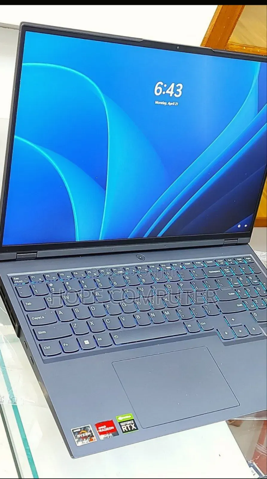 New Laptop Lenovo Legion 5 8GB AMD Ryzen 7 SSD 512GB