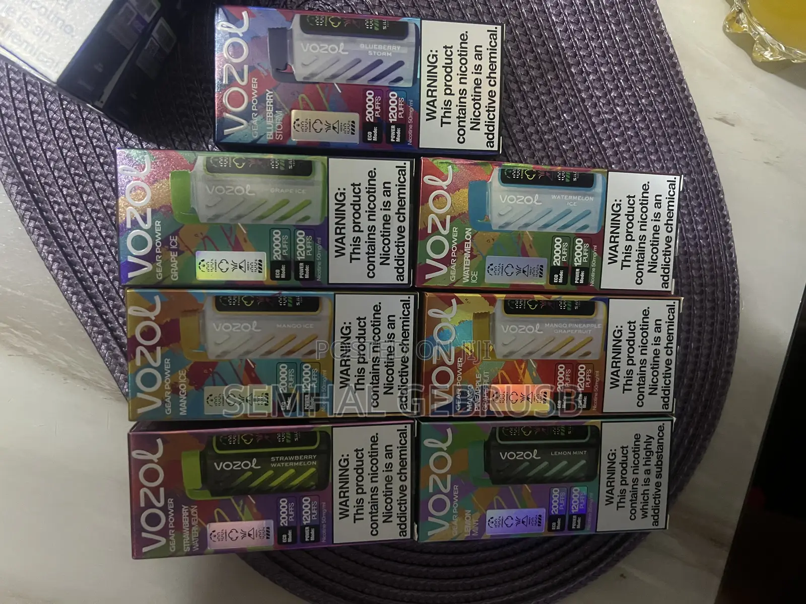 Vozol 20,000 Puff Blueberry Stormy Lemon Mint