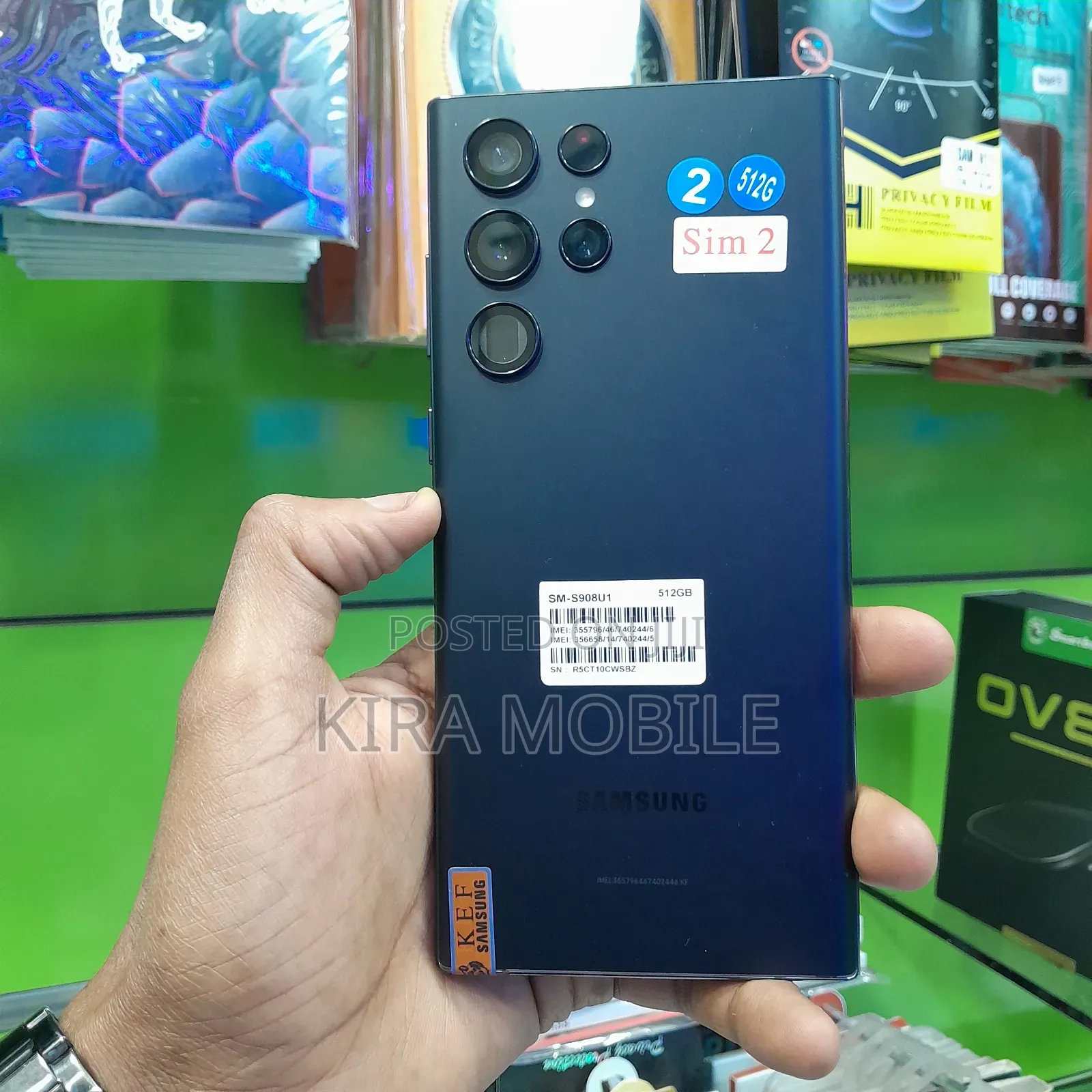 New Samsung Galaxy S22 Ultra 512 GB Black