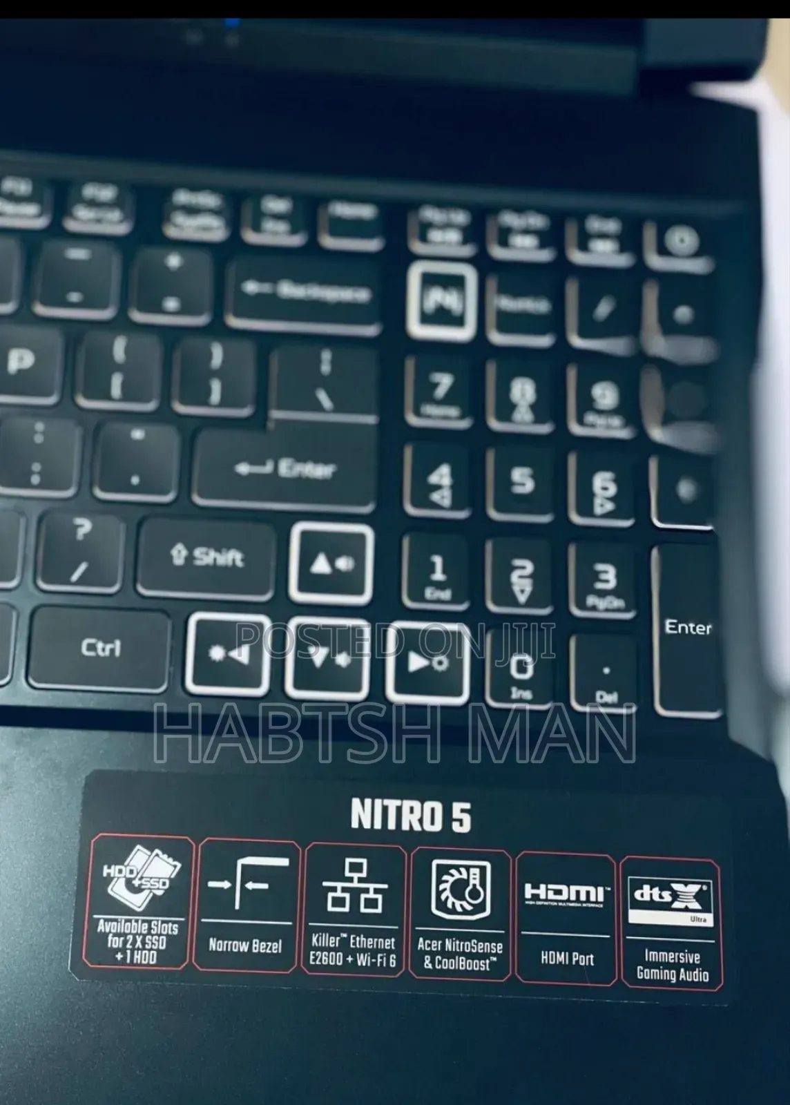 New Laptop Acer Nitro 5 16GB Intel Core I5 SSD 512GB