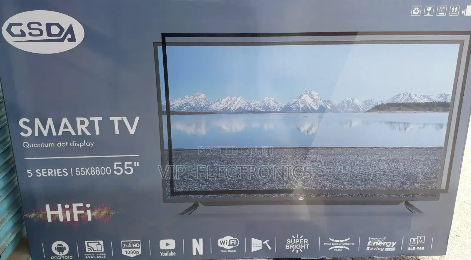 Gsda Tv 55"Inch Smart Android Tv