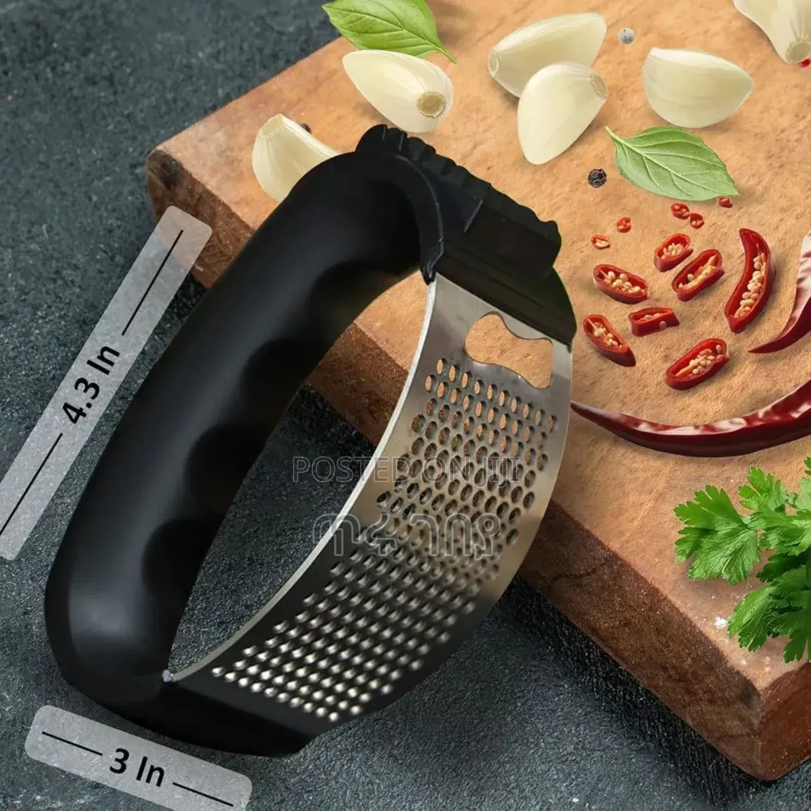 2 in 1 Garlic Press Chopper
