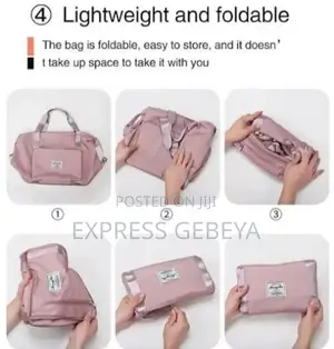 Foldable High Capacity Travel Bags