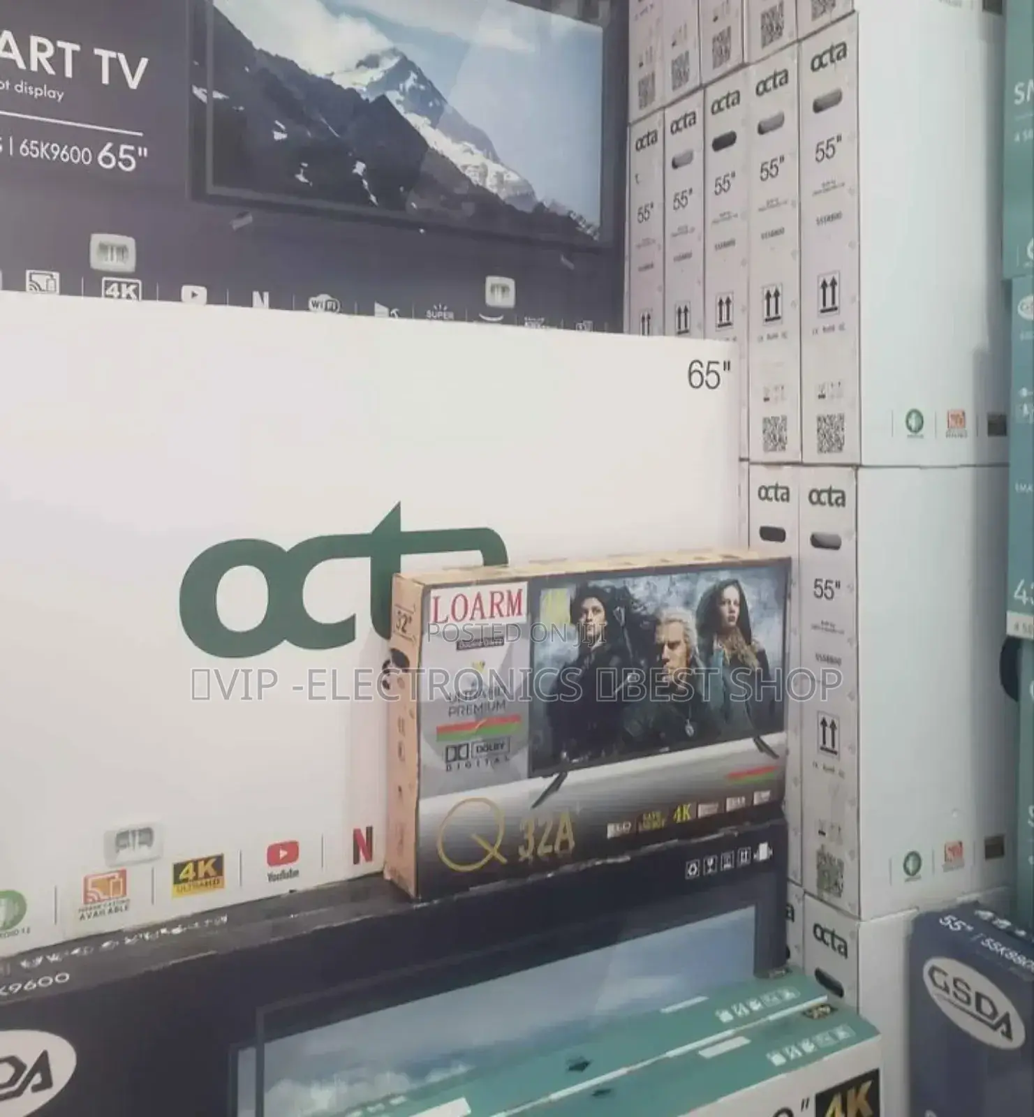 Octa 65"Inch Tv Smart Android Tv