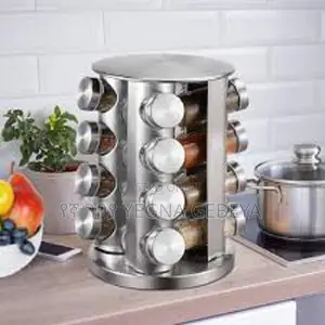 16pcs Stainless Steel Spice Rack