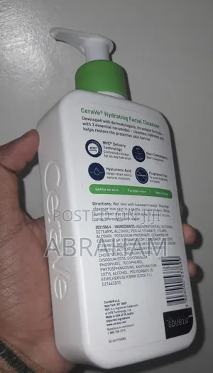 Cerave Hydrating Facial Cleanser (355 Ml)