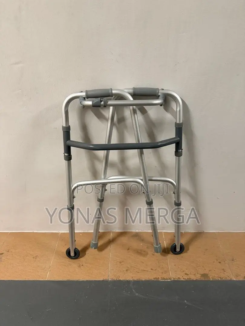 Foldable Walking Frame Rubberized Hand Grips Offer Comfort