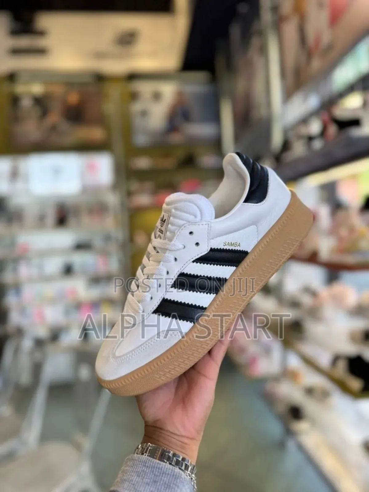 Adidas Samba Deble Sole High Master Quality Smooth Shoes