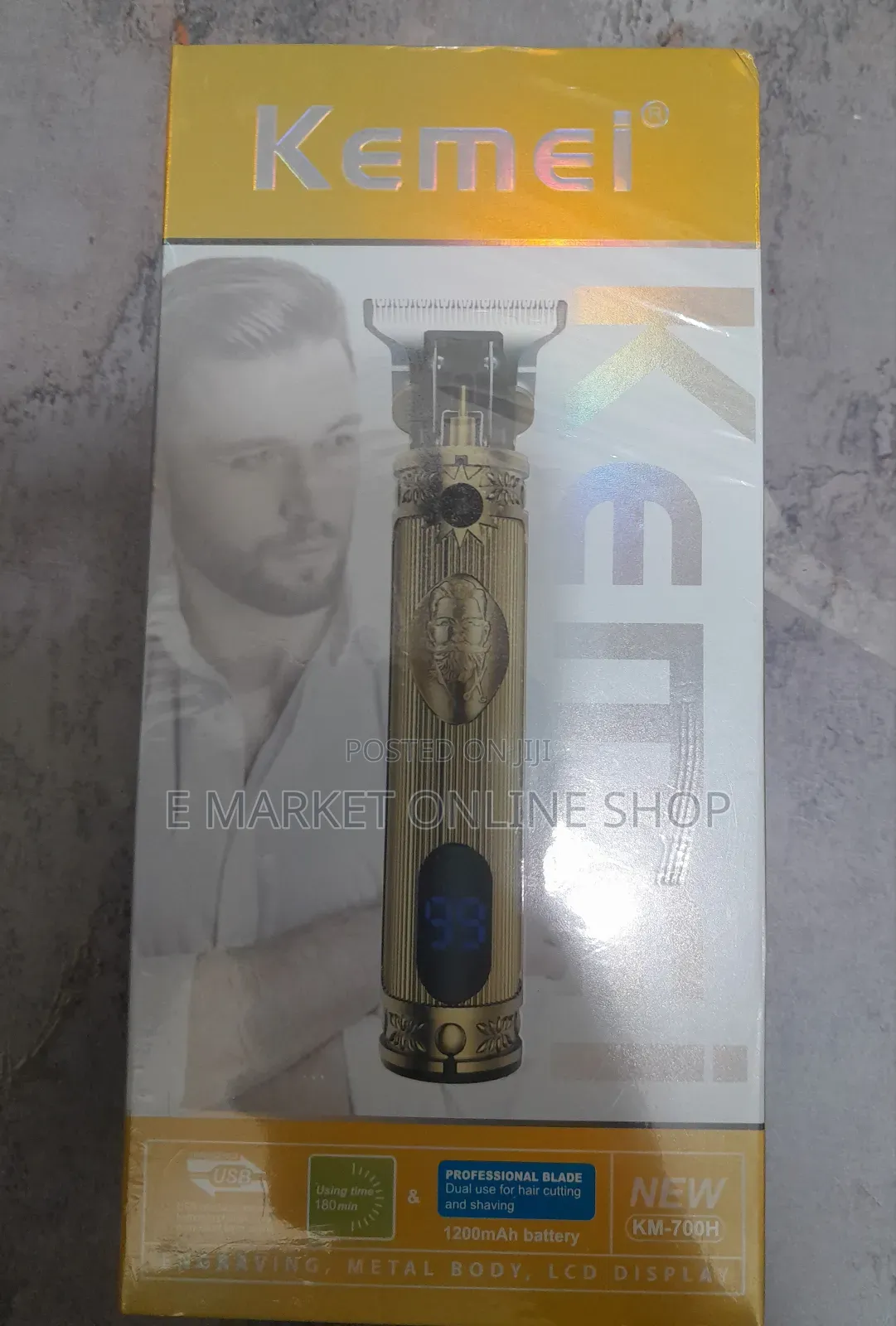 Kemei Hair Clipper for Men Barber-Grade Performance