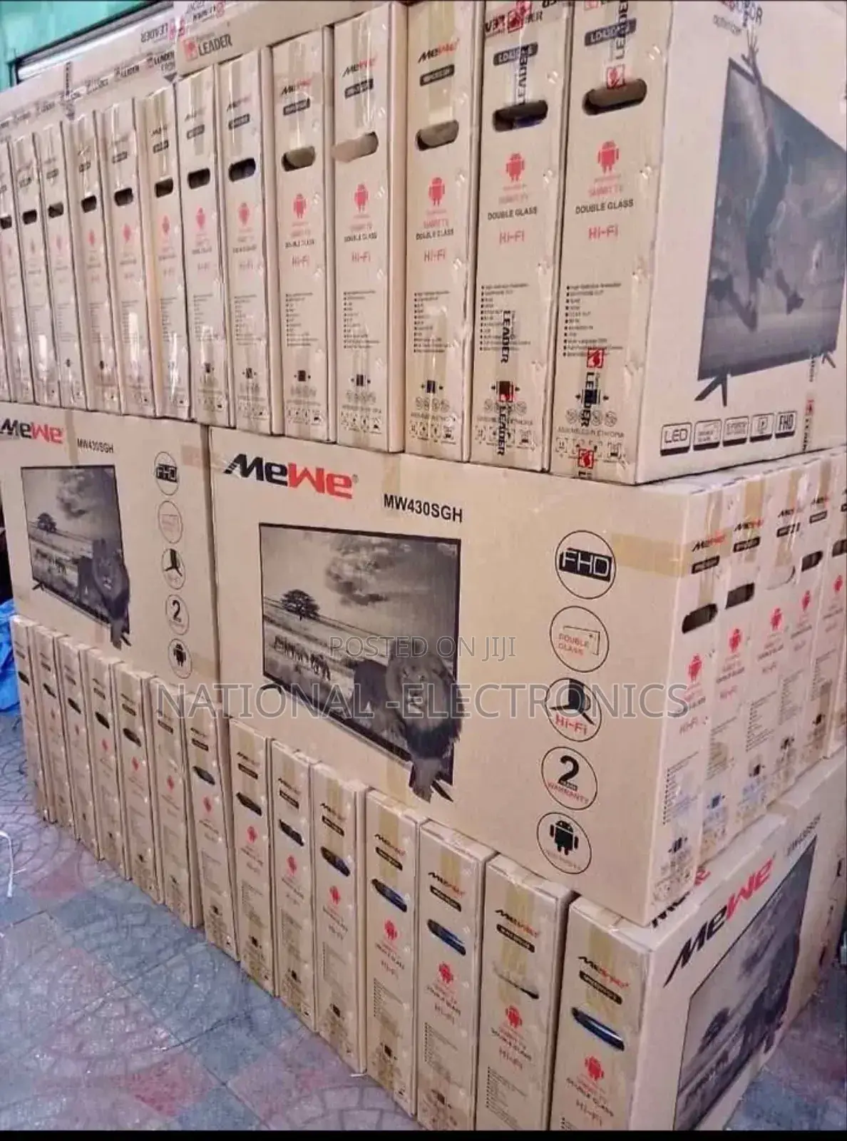 Mewe Tv 43"Inch Tv Smart Android 13.0 Nwe Tv