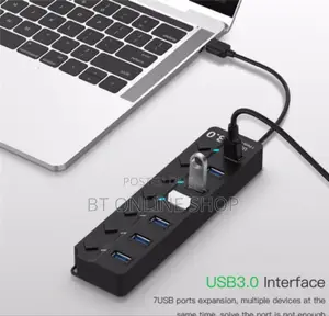 7 Port High Speed Usb Hub3.Free Delivery
