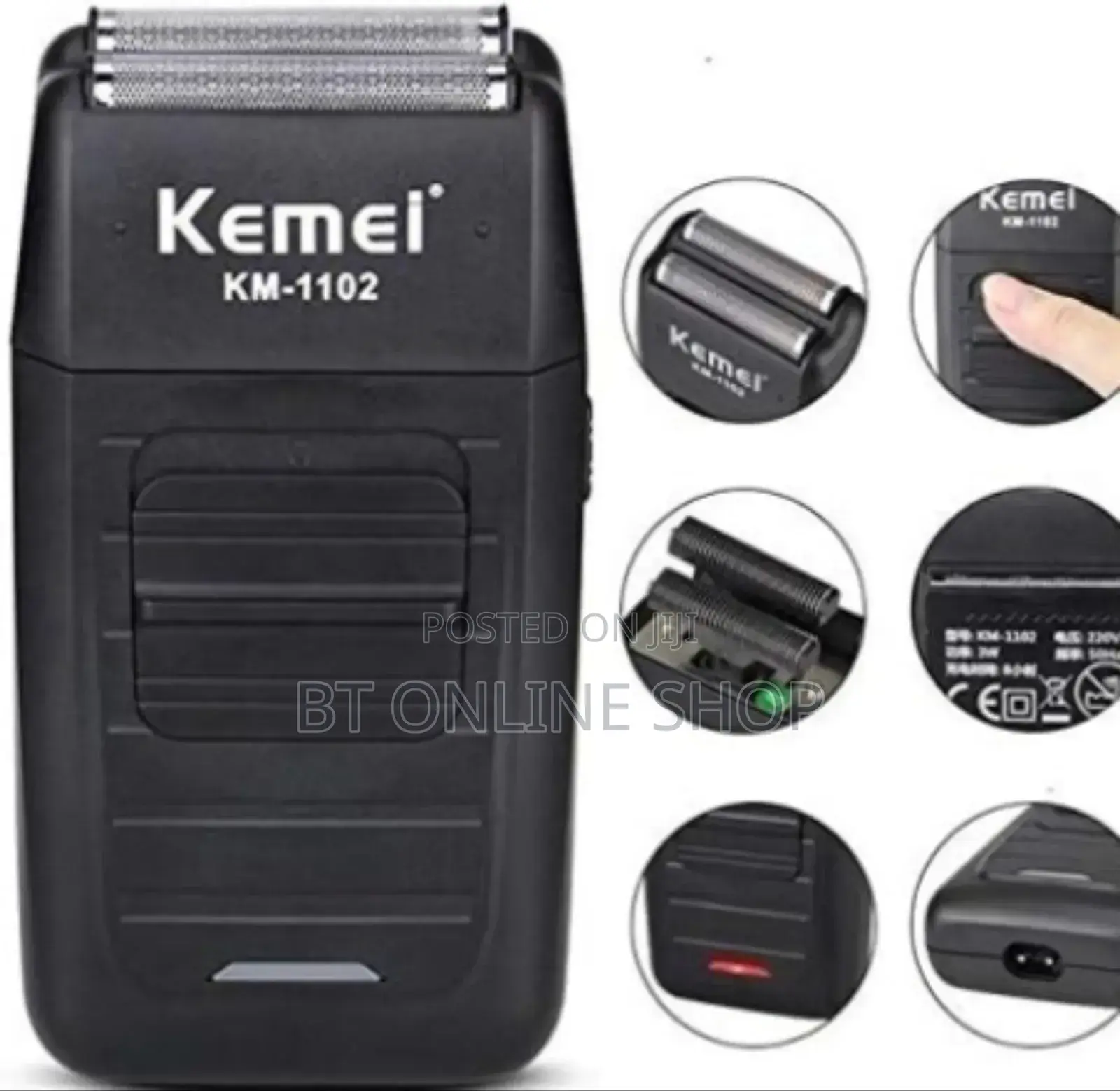 Kemei Rechargeable Electric Shaver.Free Delivery