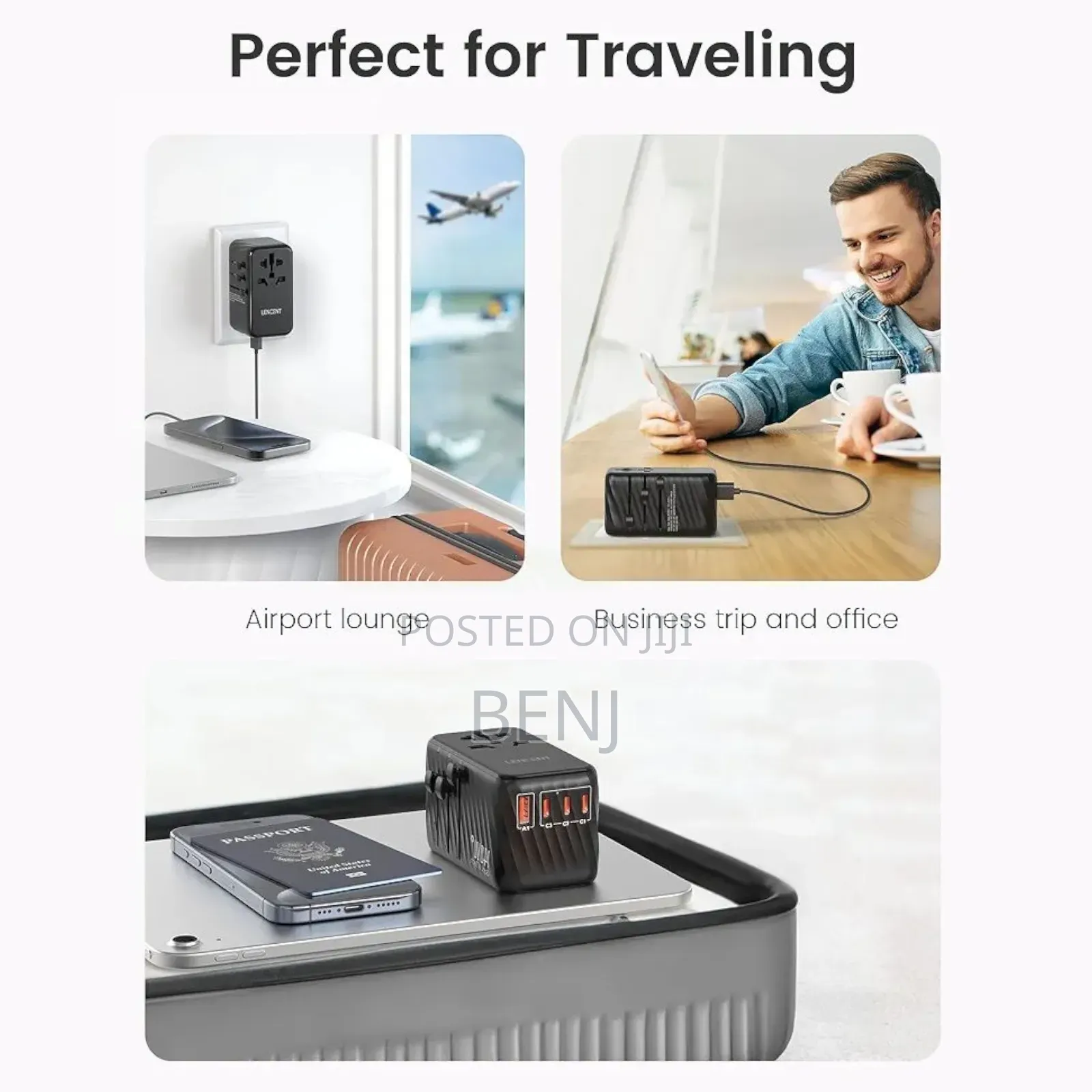 Lencent 140w Universal Travel Adapter | Macbook | Smartphone