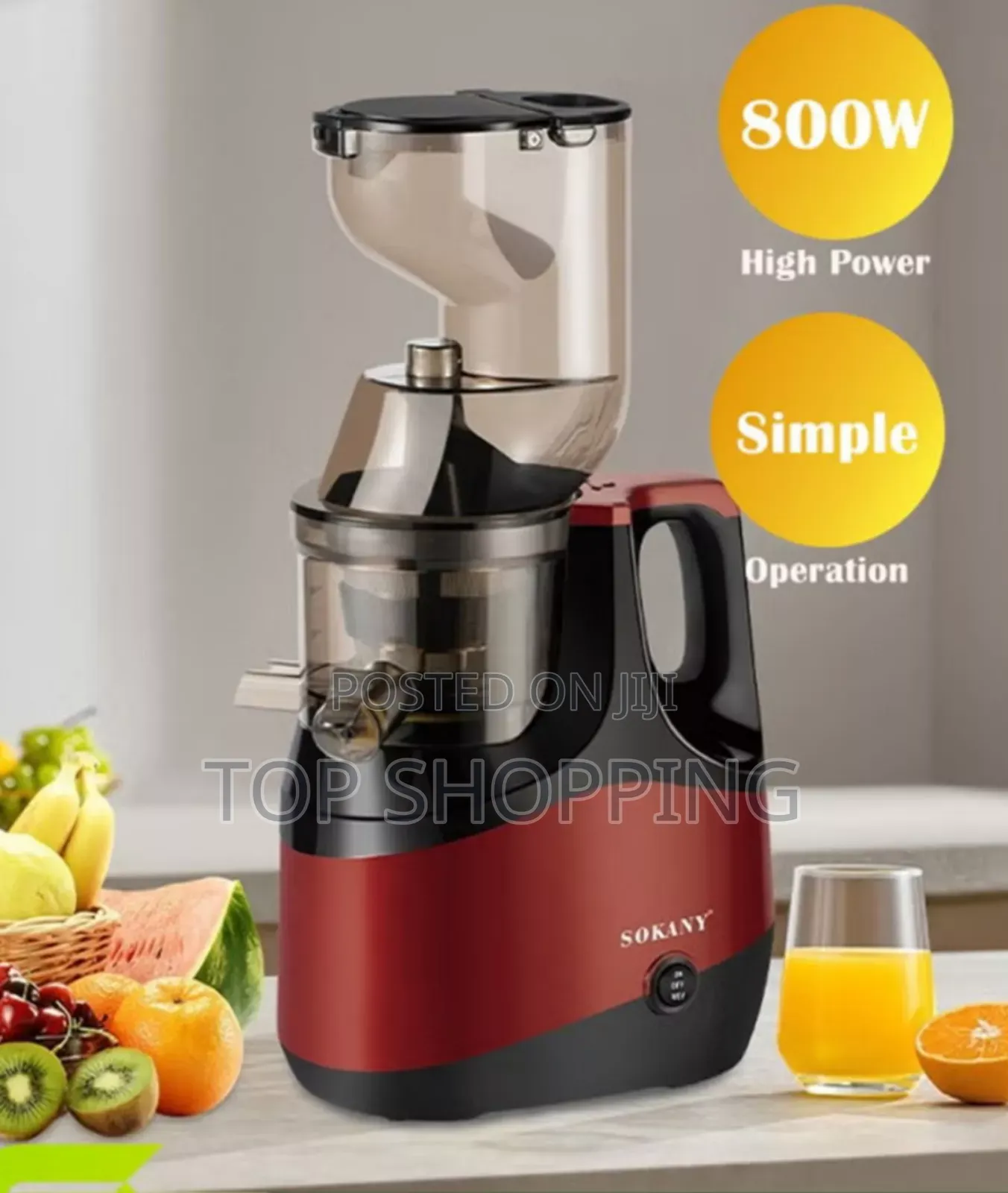 Sokany Slow Juicer Extractor 800 Watts Power