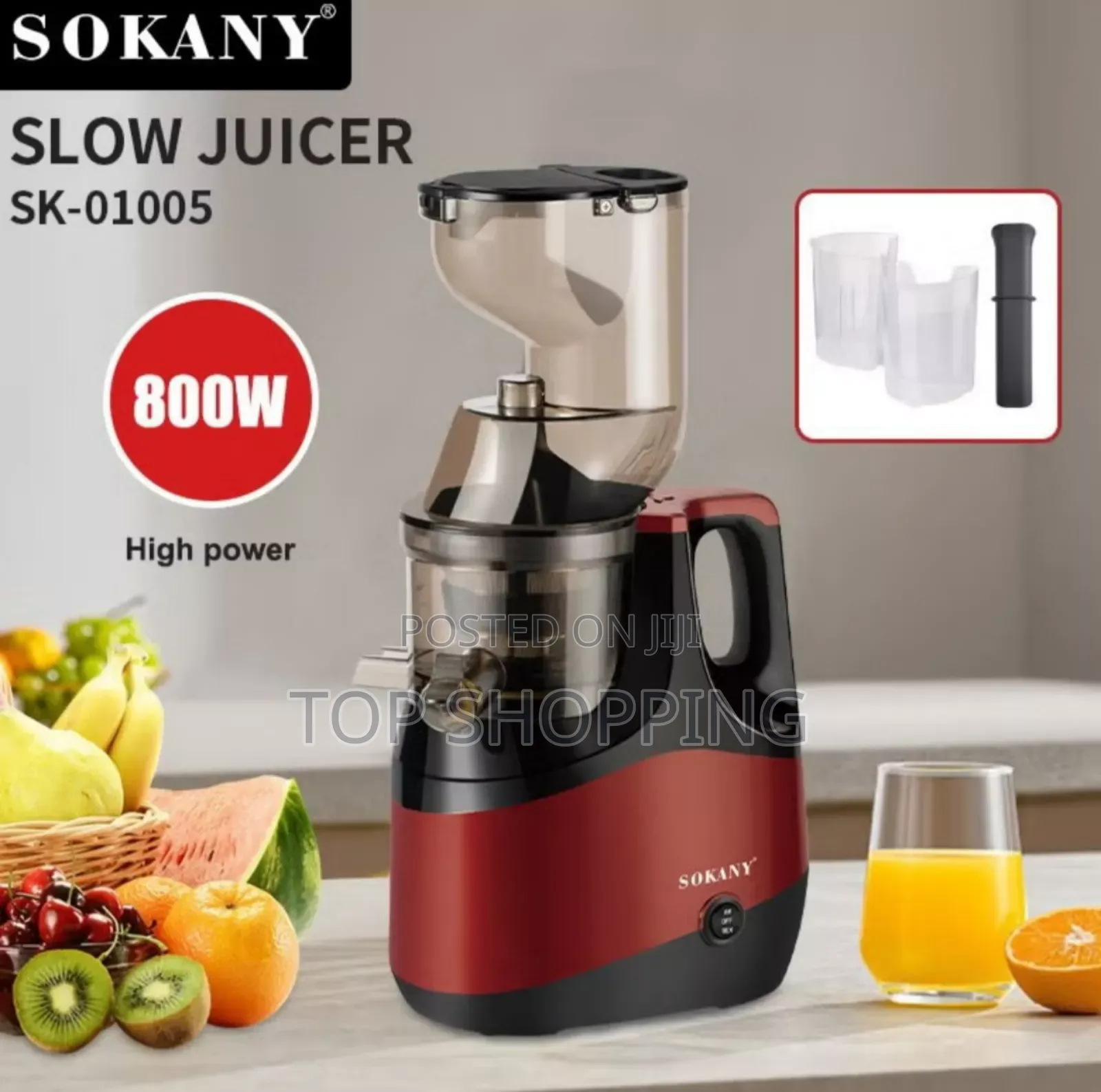 Sokany Slow Juicer Extractor 800 Watts Power