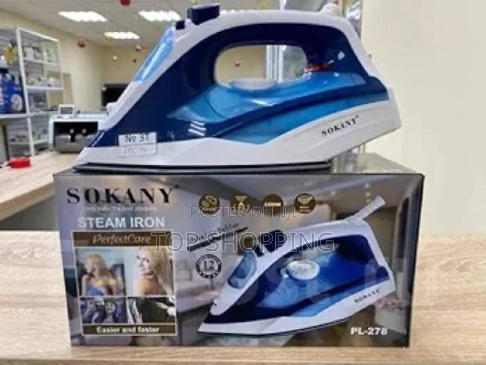 Sokany Steam Iron 1600 Watts