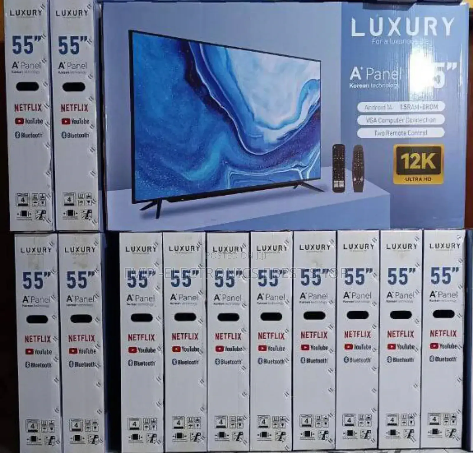 Luxury 55"Inch Tv Smart Android Tv