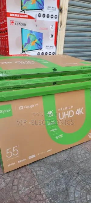 Photo - Syinix Tv 55"Inch Smart Android Google System Tv