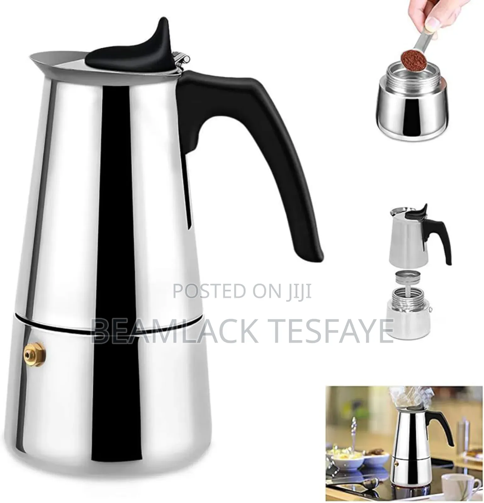 Stainless Steel Espresso Maker
High Quality