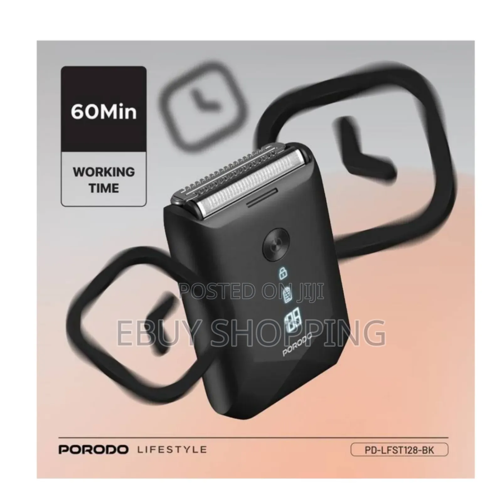 **Porodo Wet/Dry Shaver – Shower-Safe Design**