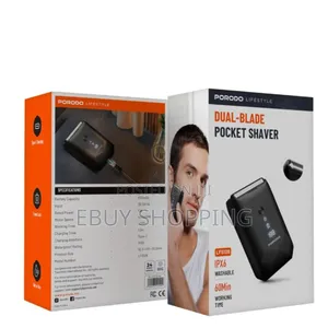 **Porodo Wet/Dry Shaver – Shower-Safe Design**