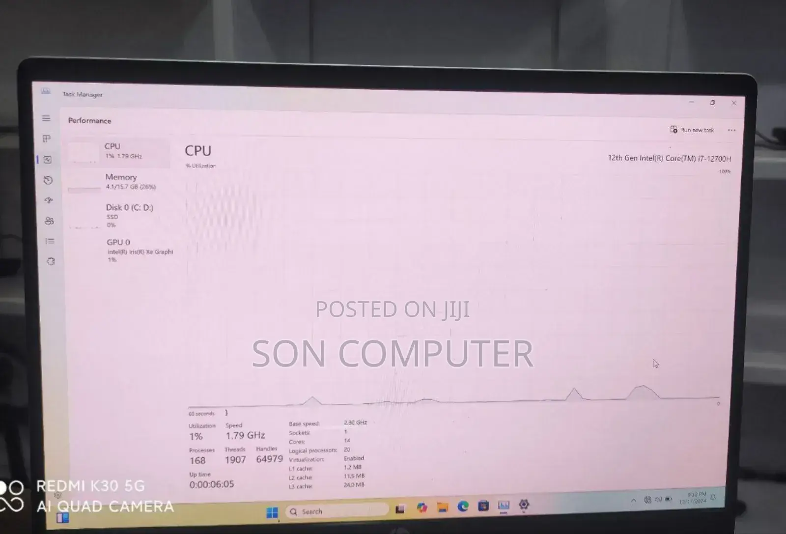 New Laptop HP Pavilion 15 16GB Intel Core I7 SSD 512GB