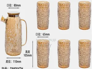 Quality 7pieces Jug With 6 Glasses
