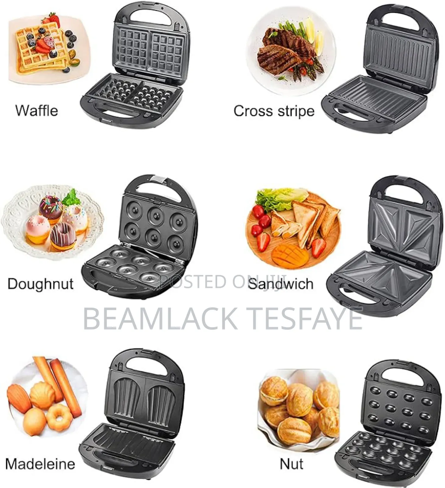 Sokani 7in1 Waffle Maker