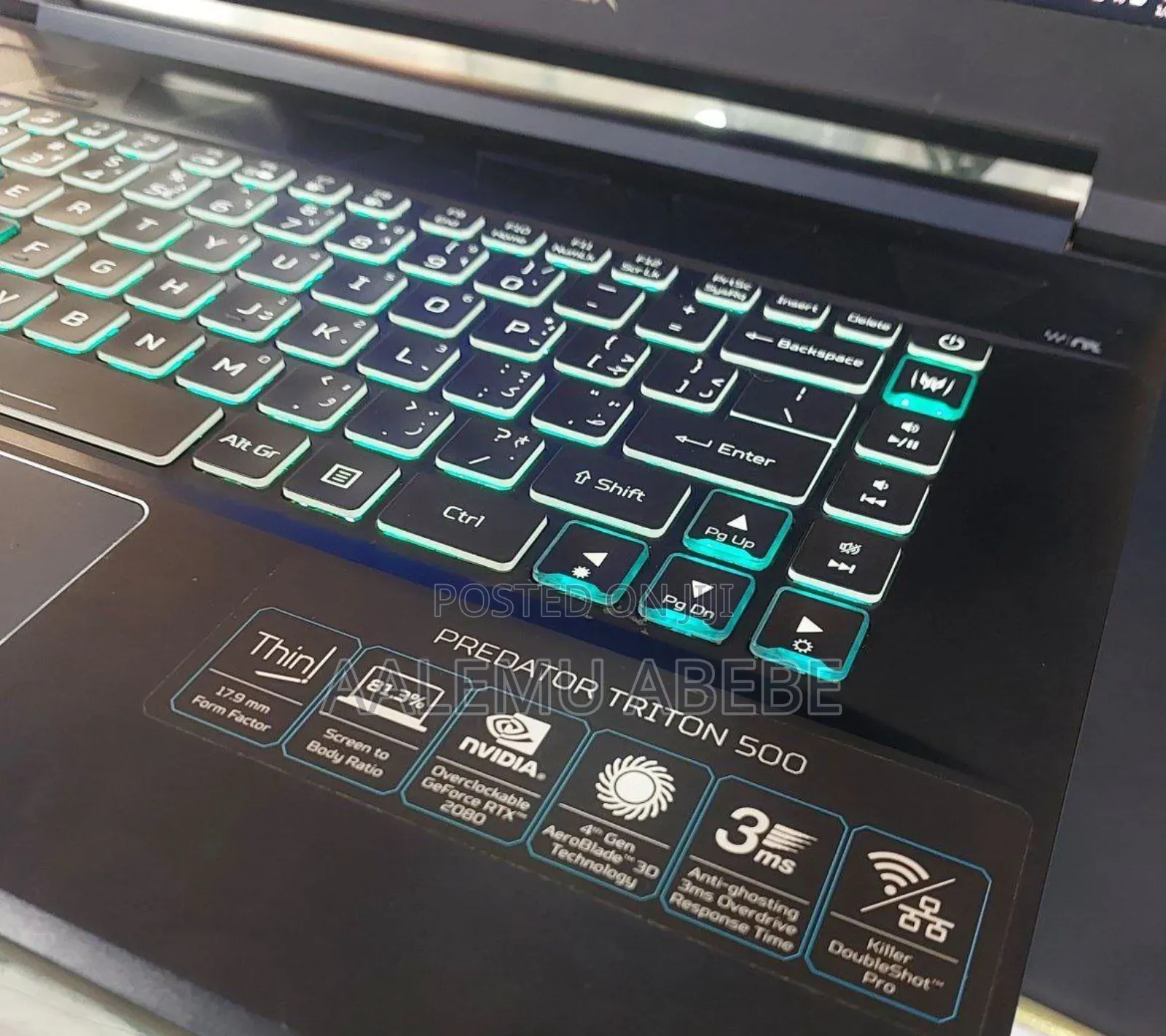 New Laptop Acer Predator Helios 300 16GB Intel Core I7 SSD 1T