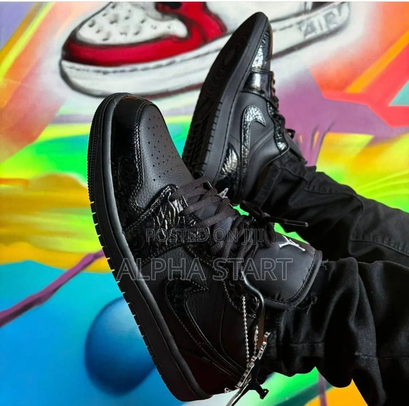 Nike Air Jordan 1 Se Patent Elephant #Low Shoes for Men's