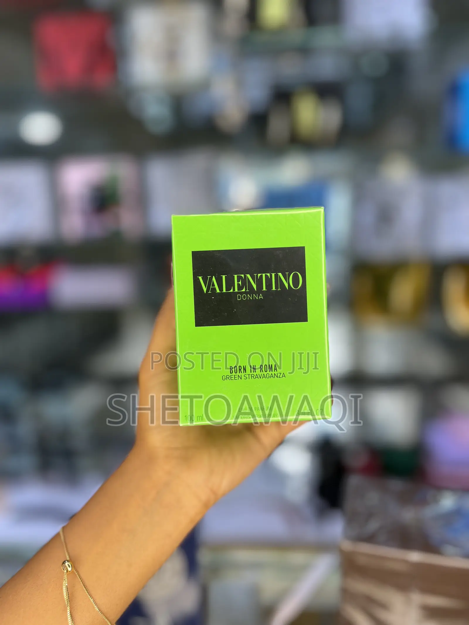 Valentino Donna Born in Roma Green Stravaganza