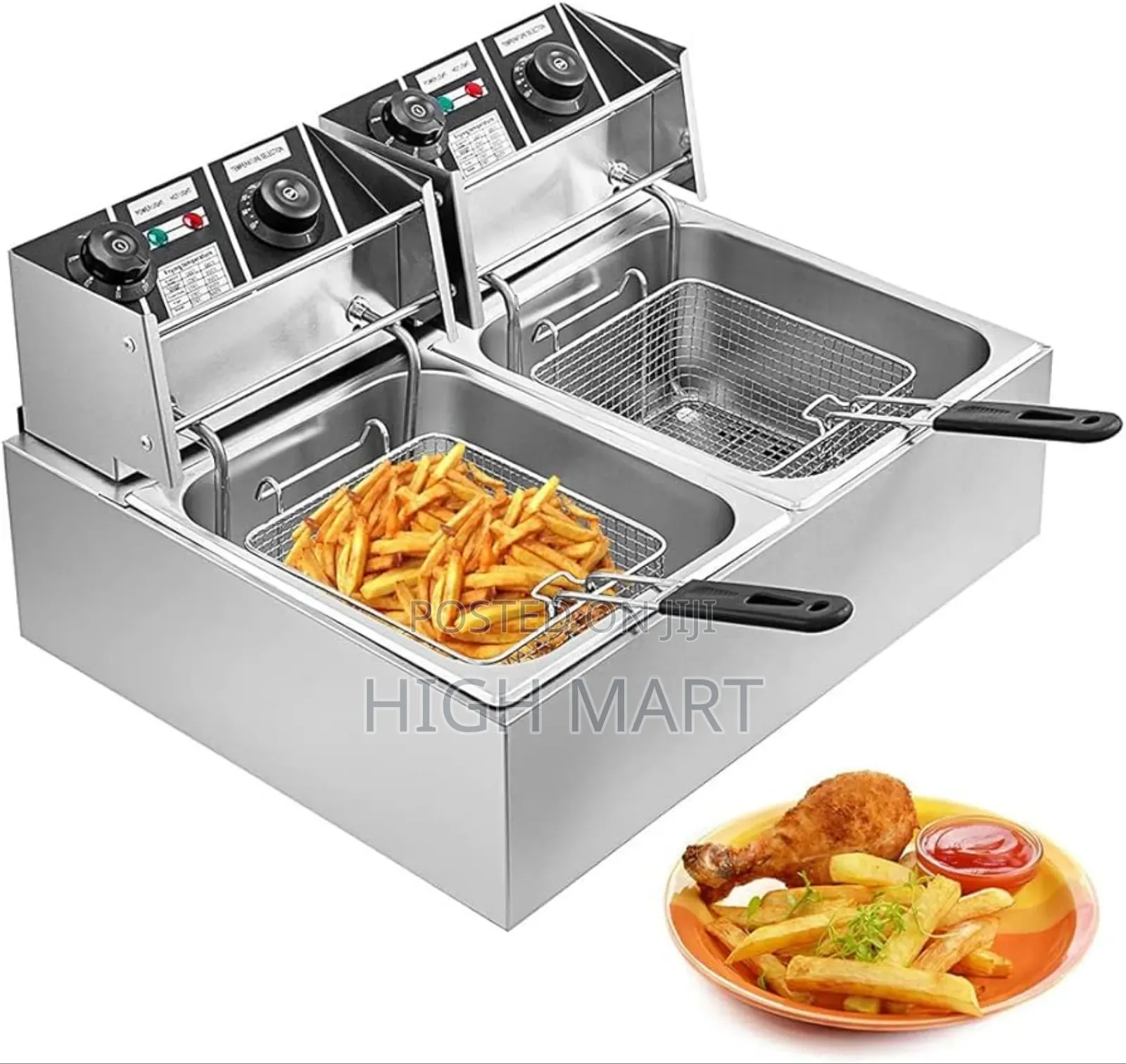12 Liter Double Nima Deep Fryer Electric