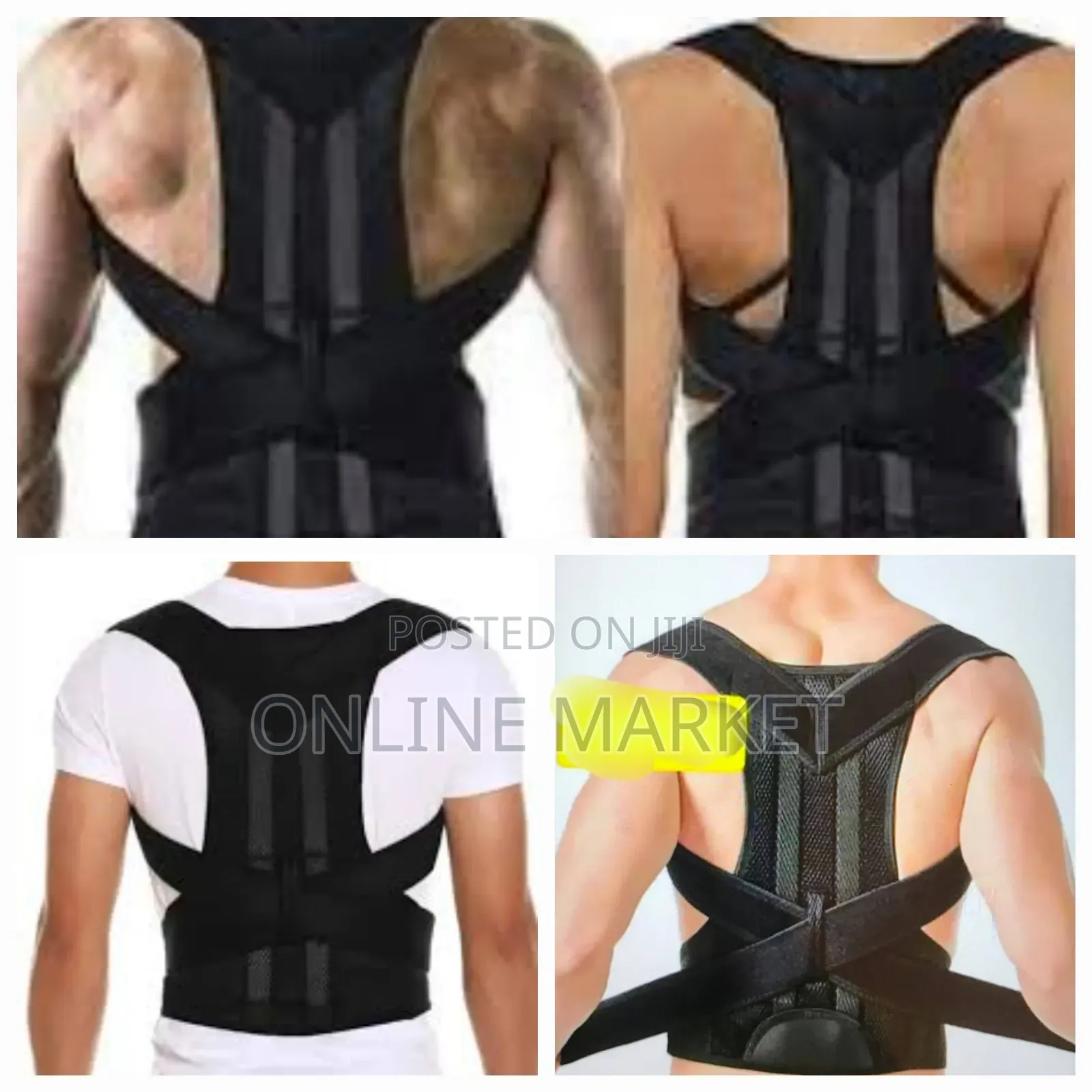 Back Posture Suport Belt/በስራ ወቅት ከማንኛውም ልብስ ስር ለማድረግ የሚመች