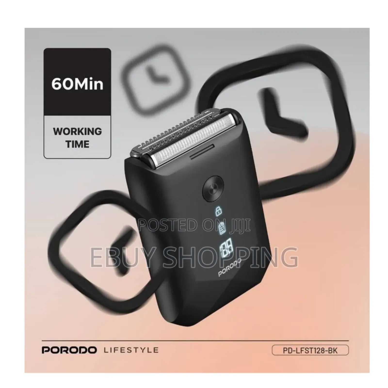 Porodo Travel Shaver – Lock Feature for Safety