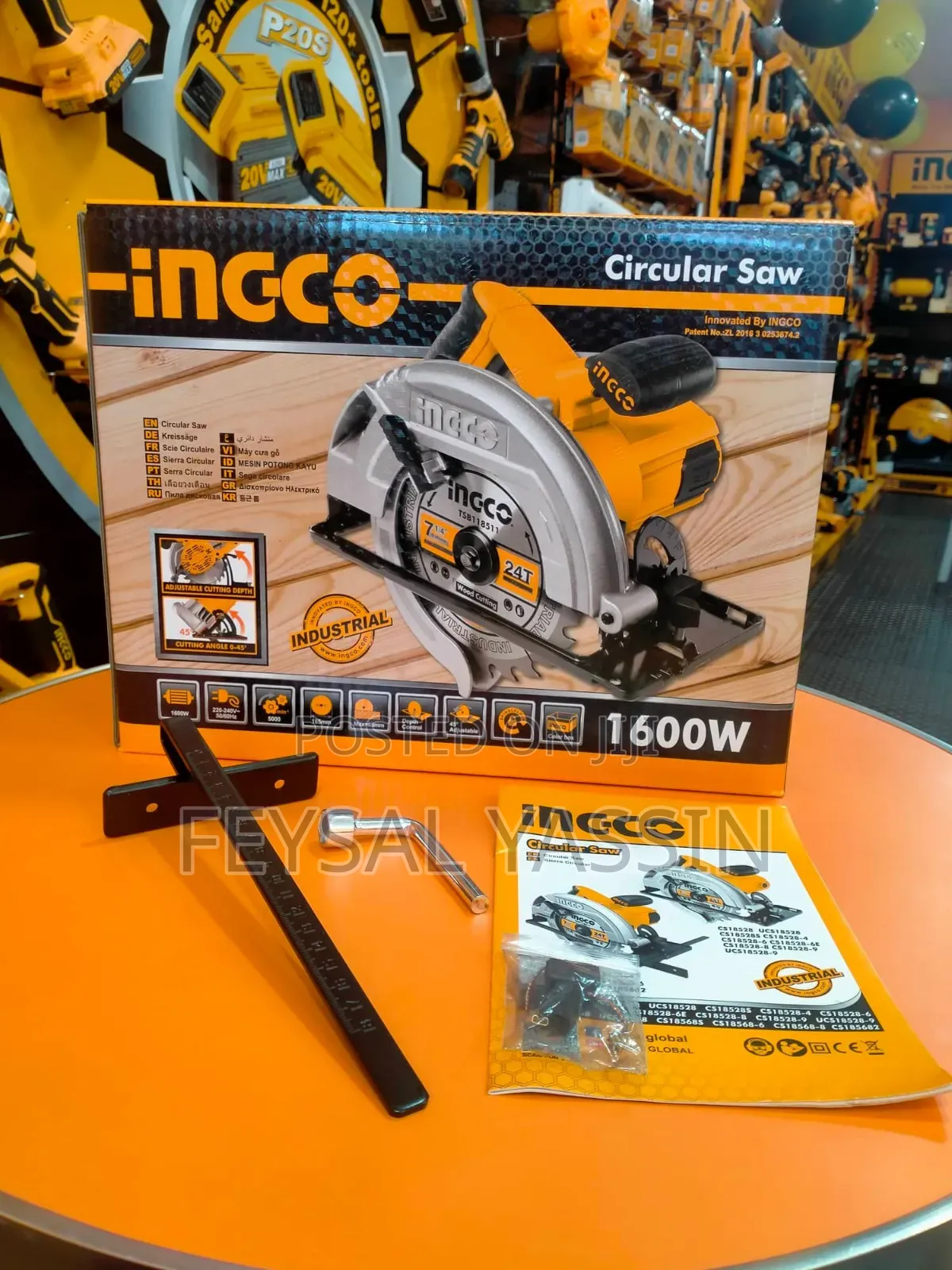 Circular Saw Ineco 1,600w