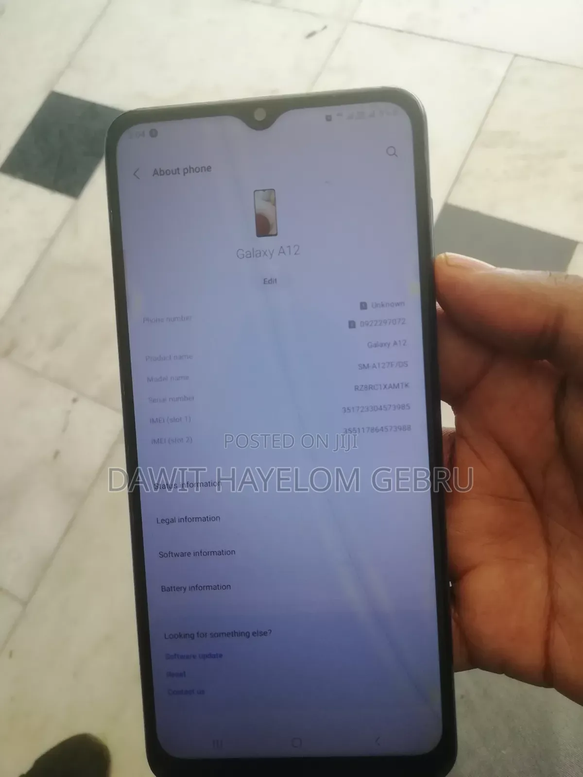 Samsung Galaxy A12 64 GB Blue