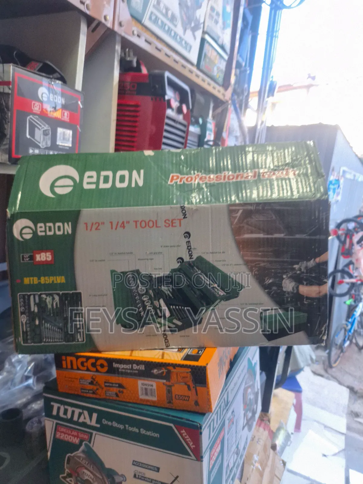 Edon Tool Box 1/2'' 1/4''