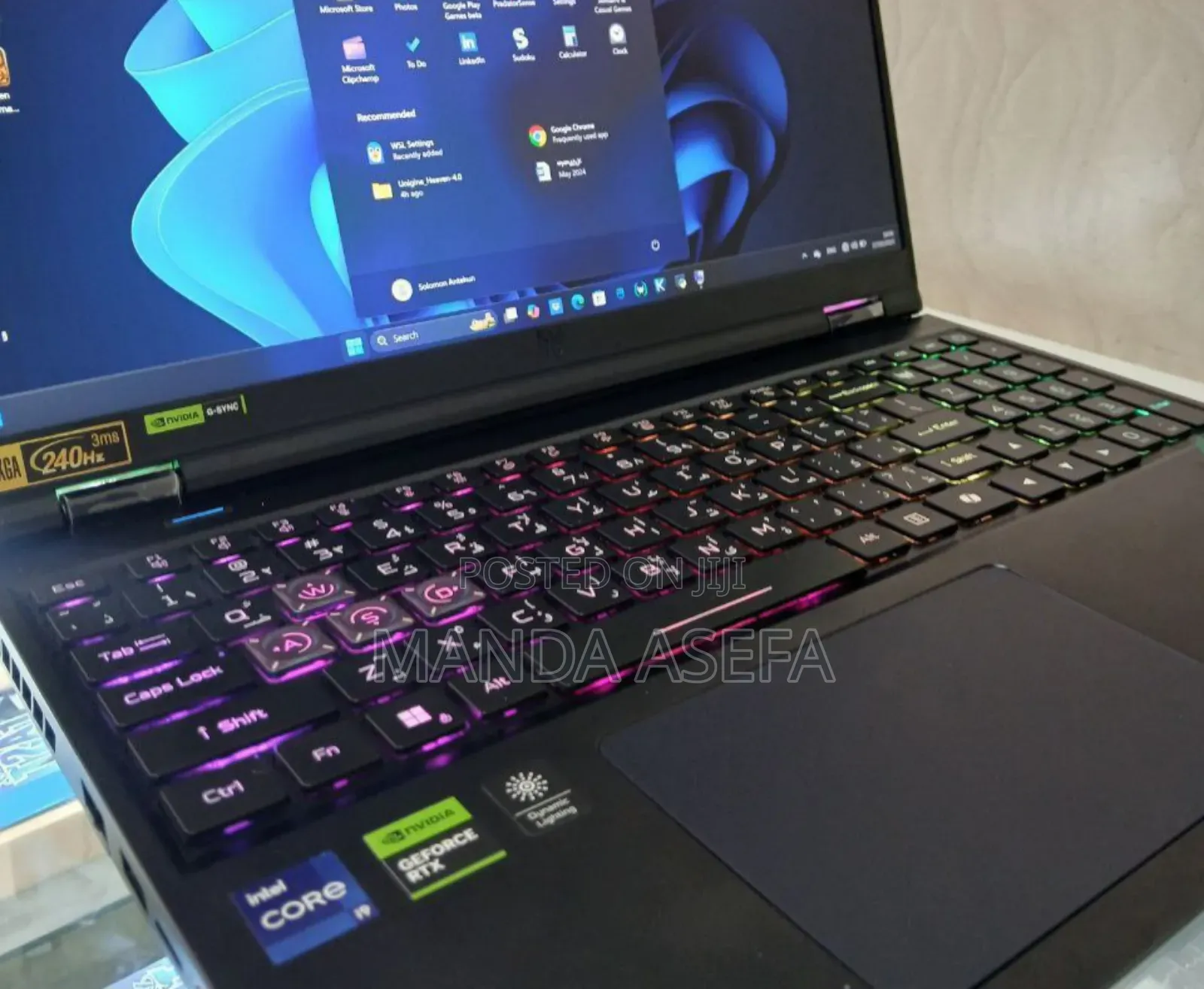 New Laptop Acer Predator Helios Neo 16 32GB Intel Core I9 SSD 1T