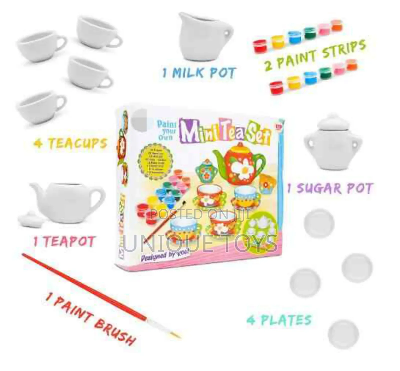 Paint Your Own Mini Tea Set