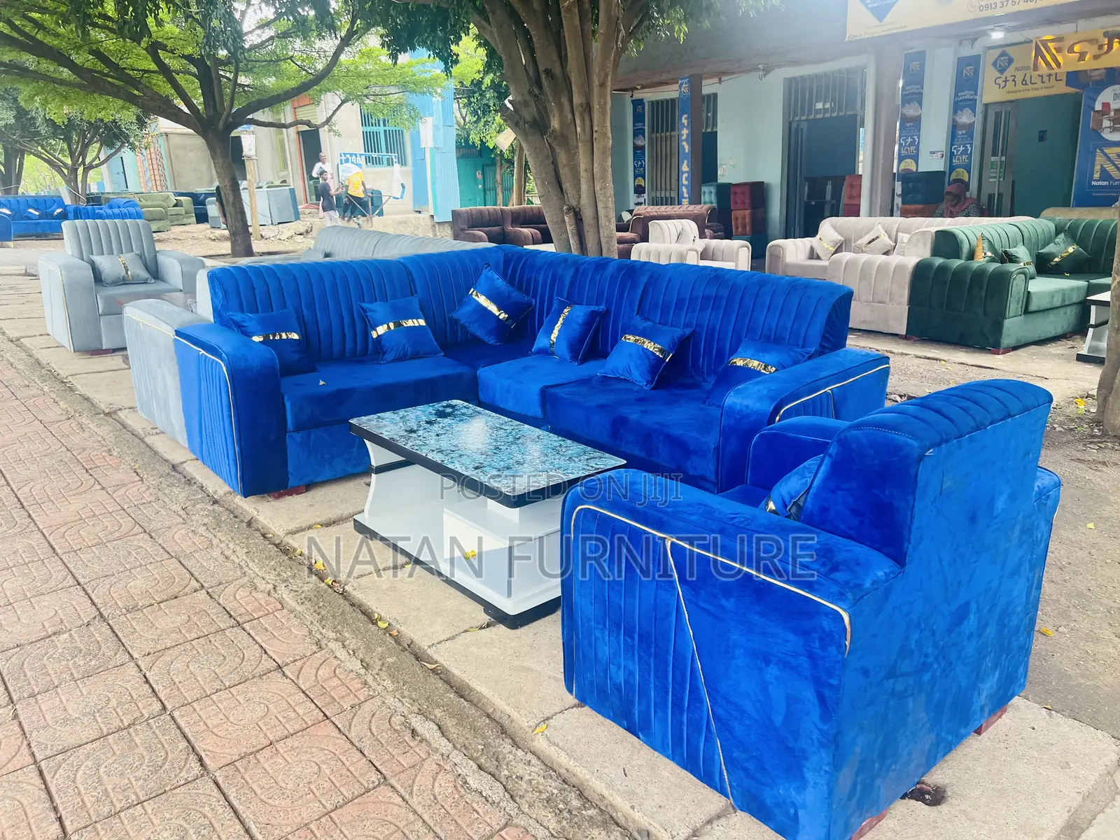 ሶፋ ኤል-ሼፕ በመለዳ ስፓንጅ Hd#1 በአንደኛው ሙሉ በሙሉ ጥራት ባለው እንጨት የተሰራ