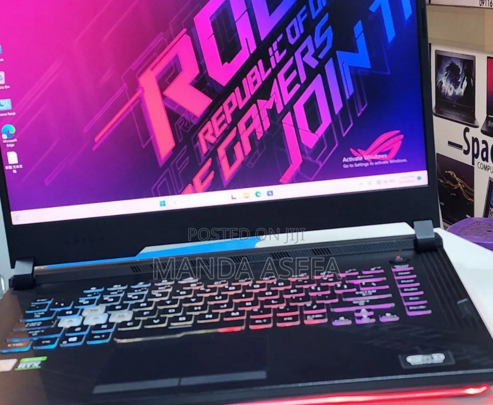 New Laptop Asus ROG Strix G15 16GB Intel Core I7 SSD 1T