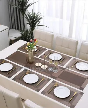 Photo - 7pieces Tablemats With Table Runner
  High Quality