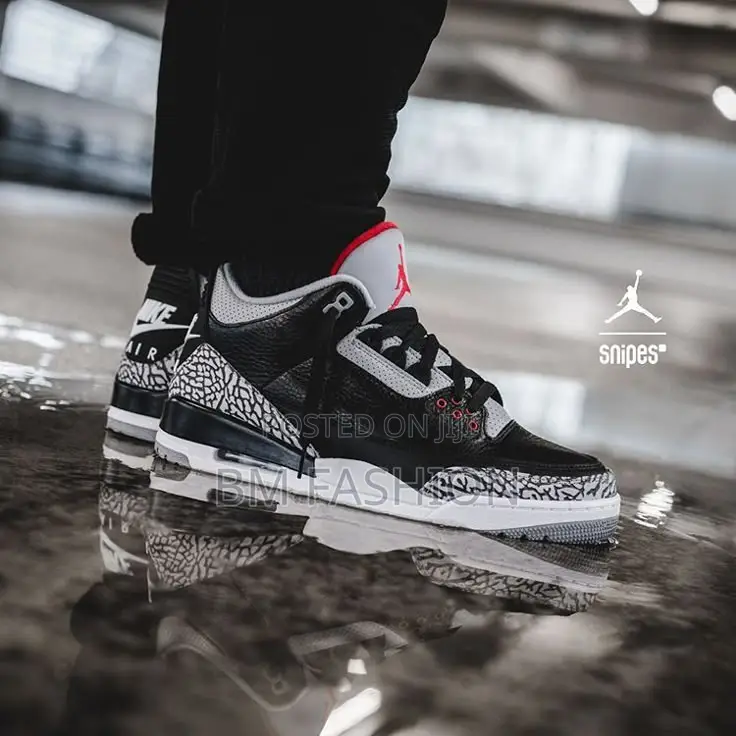 Jordan 3 Black Cement