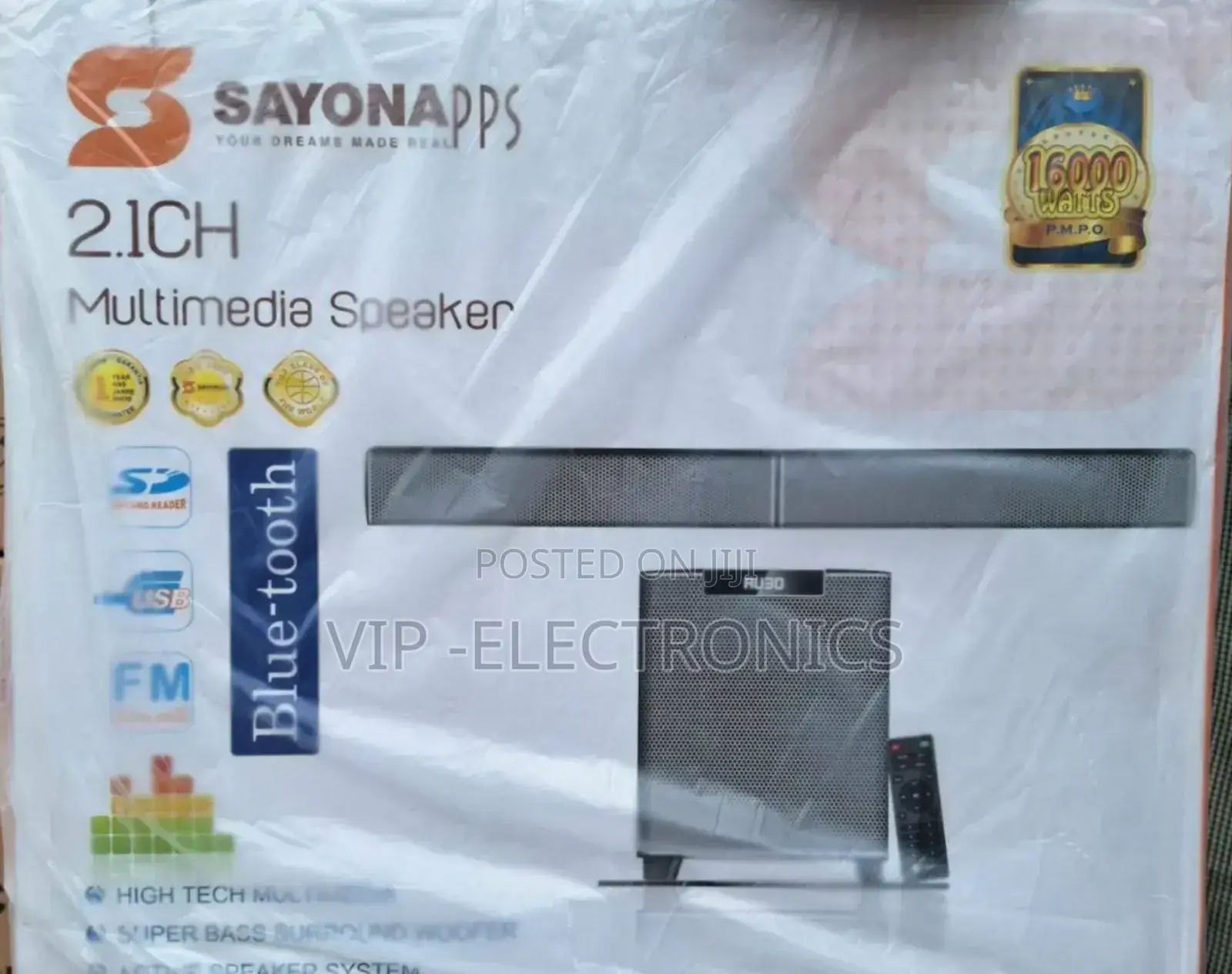 Sayona 3.1ch Multimedia Speakers