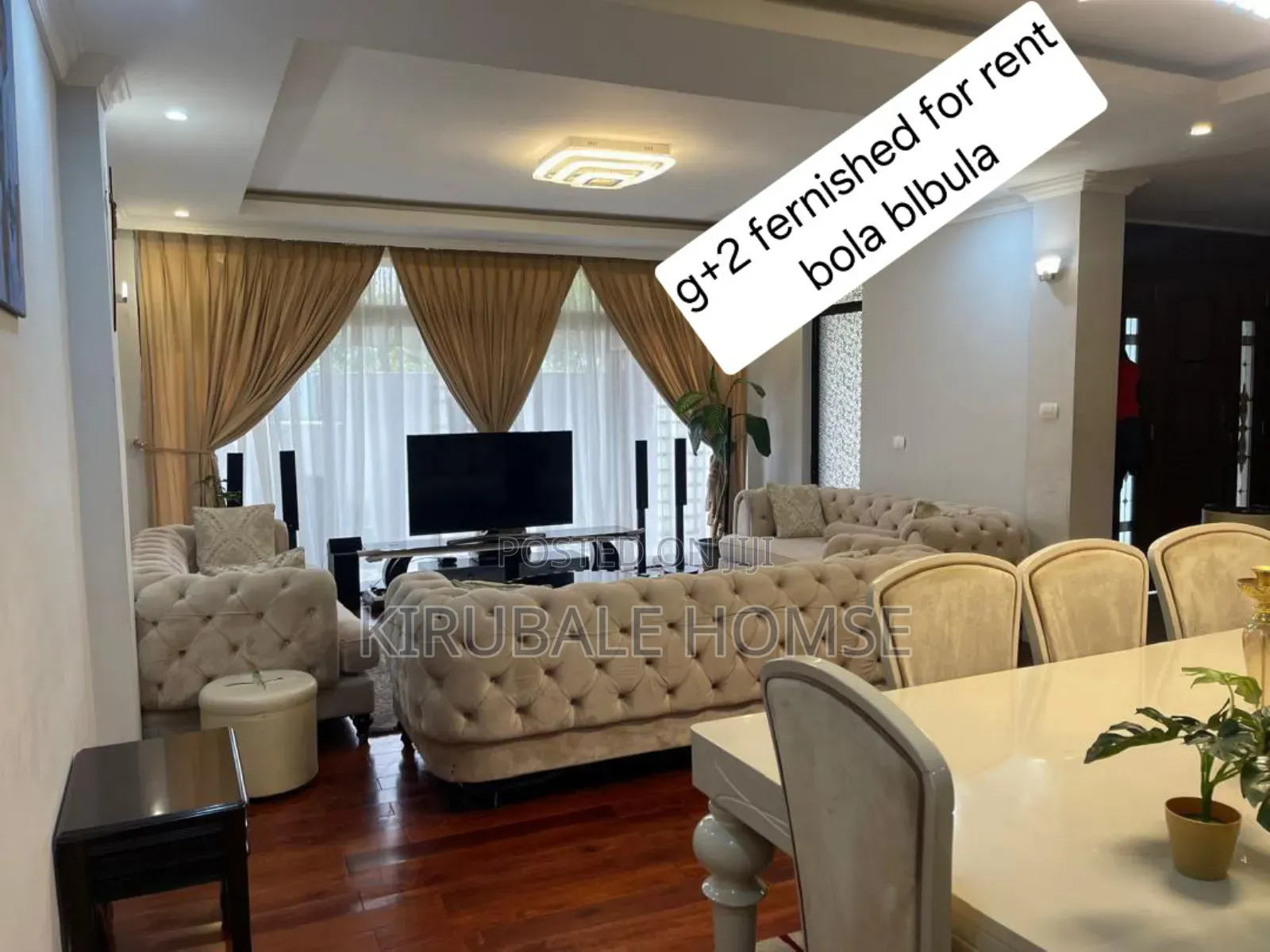 Furnished 5bdrm Villa in Bole for rent