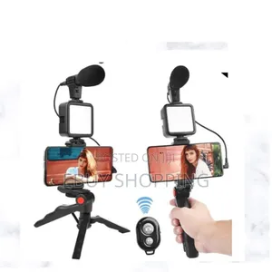 Photo - **"All-in-One Tripod, Light Mic for Stunning Videos!"**