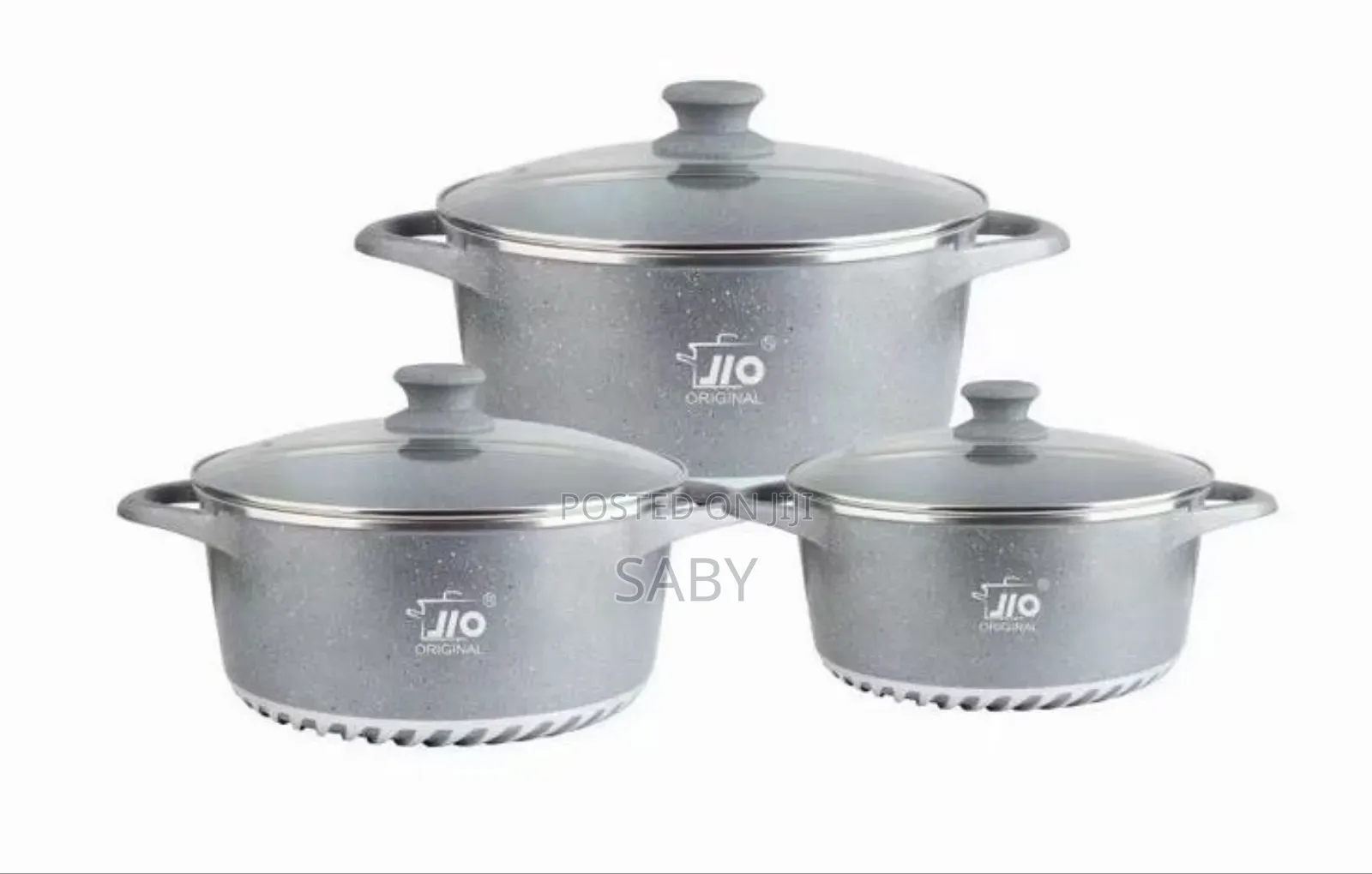 ,Jiomarble Coated Granite Casserole Cookware Set