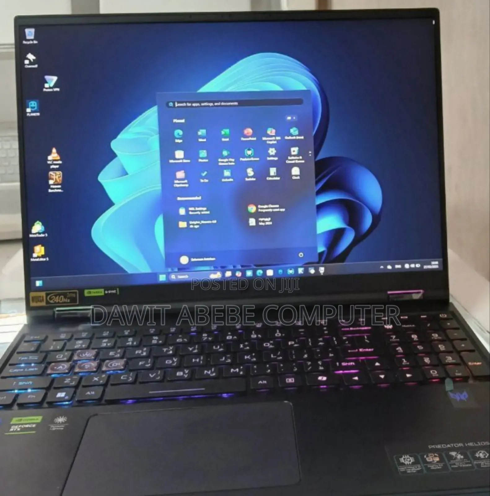 New Laptop Acer Predator Helios Neo 16 32GB Intel Core I9 SSD 1T