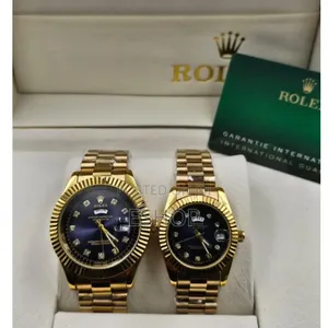 **"High-End Rolex Couple Watches – Unisex Trendy"**