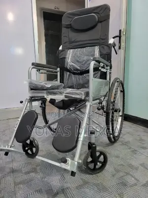 Wheelchair 3 Gear Adjustment Semi-Lying Wheelchair,